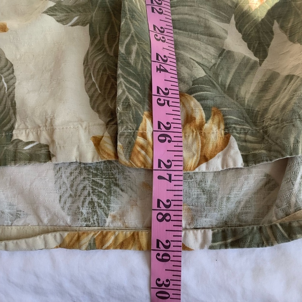 Jamaica Jaxx Mens Large 100% Silk Hibiscus Hawaiian Camp Shirt Travel - Picture 5 of 6